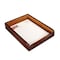 Dacasso Brown Crocodile Embossed Leather Letter Tray AG-2001 - alternate 4